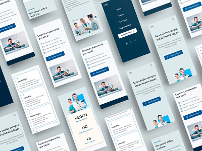 Healthcare Website - Mobile Version design healthcare mobile ui ui design web design website