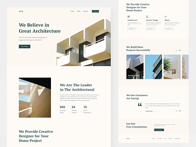 Architecture Landing Page