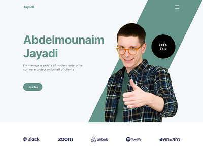 Personal Portfolio Website by Soni for TwFoo Studio on Dribbble