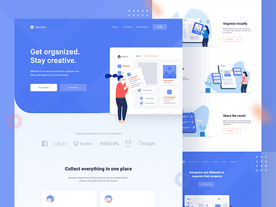 Saas Landing Page by Soni on Dribbble