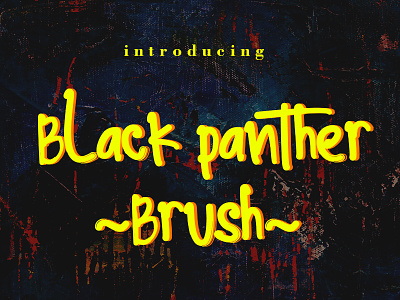 Black Panther brush branding brush brush fonts calligraphy design font fonts graphic design handwritten illustration letterismg logo