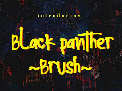 Black Panther brush