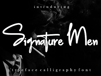 Signature Men branding calligraphy cursive font design elegant font font fonts graphic design handwritten illustration logo modern font signature font sweet font ui