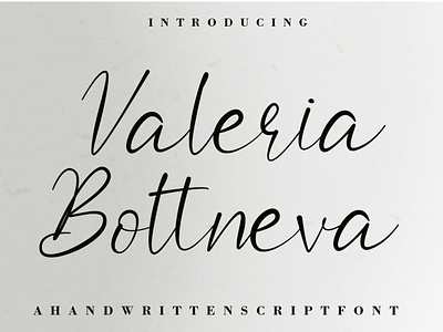 Valeria Boltneva calligraphy cursive design font fonts graphic design handwritten illustration modern script script font
