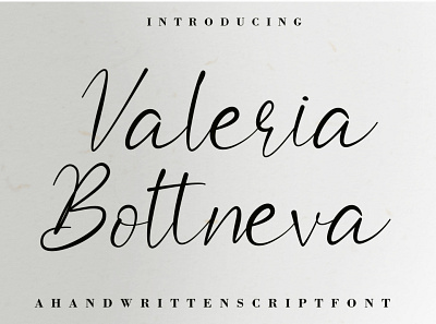 Valeria Boltneva calligraphy cursive design font fonts graphic design handwritten illustration modern script script font