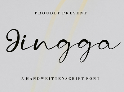 Jingga branding calligraphy cursive design font fonts graphic design handwritten illustration lettering script script font signature font