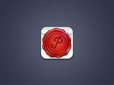 Pigeons #2 114px application application icon envelope icon icons iphone iphone 4 jelly labs pinky von pout post postage retina retina display seal wax wax seal