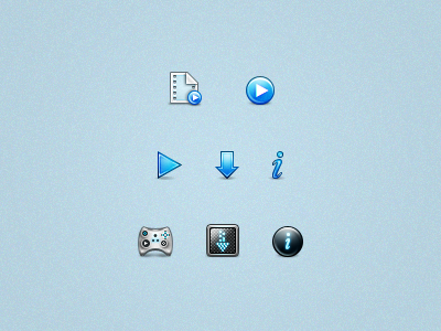Play - Download - Info 32px console document download game icon icons information jelly labs paper pinky von pout play toolbar icons