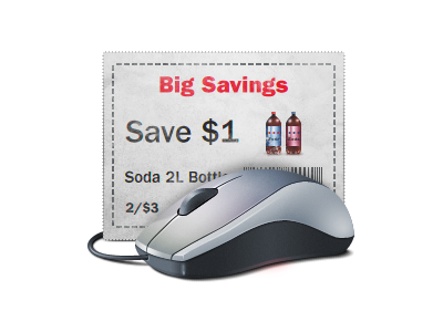 Coupons (digital) 256px category icons coupon device icon icons jelly labs mouse newspaper paper pinky von pout voucher