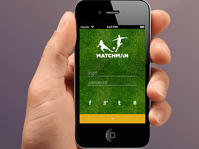 app start screen football soccer sport