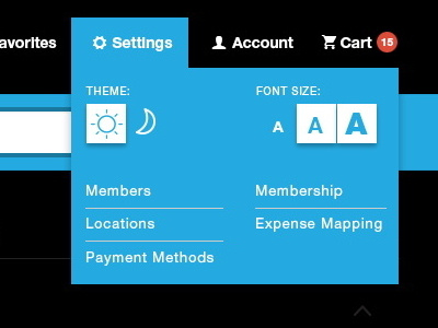 Accessibility settings