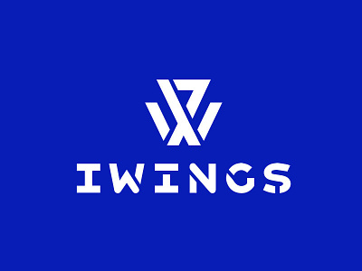 IW hitech iwings logo responsive stencil