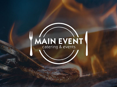 Main Event branding catering event graphicdesign logo logodesign