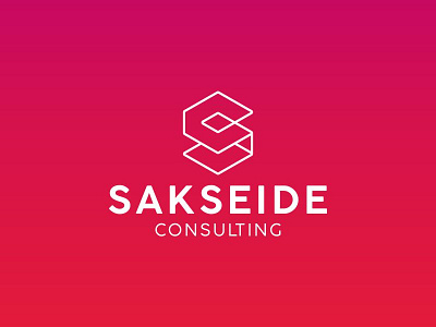 Sakseide linear logo logodesign s sakseide vector