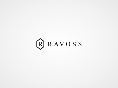Ravoss elegant logo logodesign r ravoss style