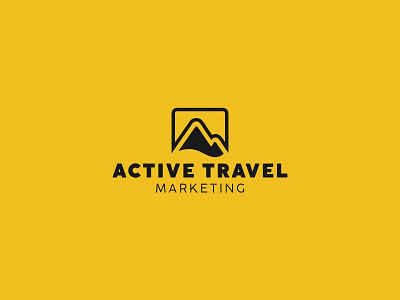 Active Travel active logo mountain travel