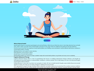 Delta branding design illustration ux