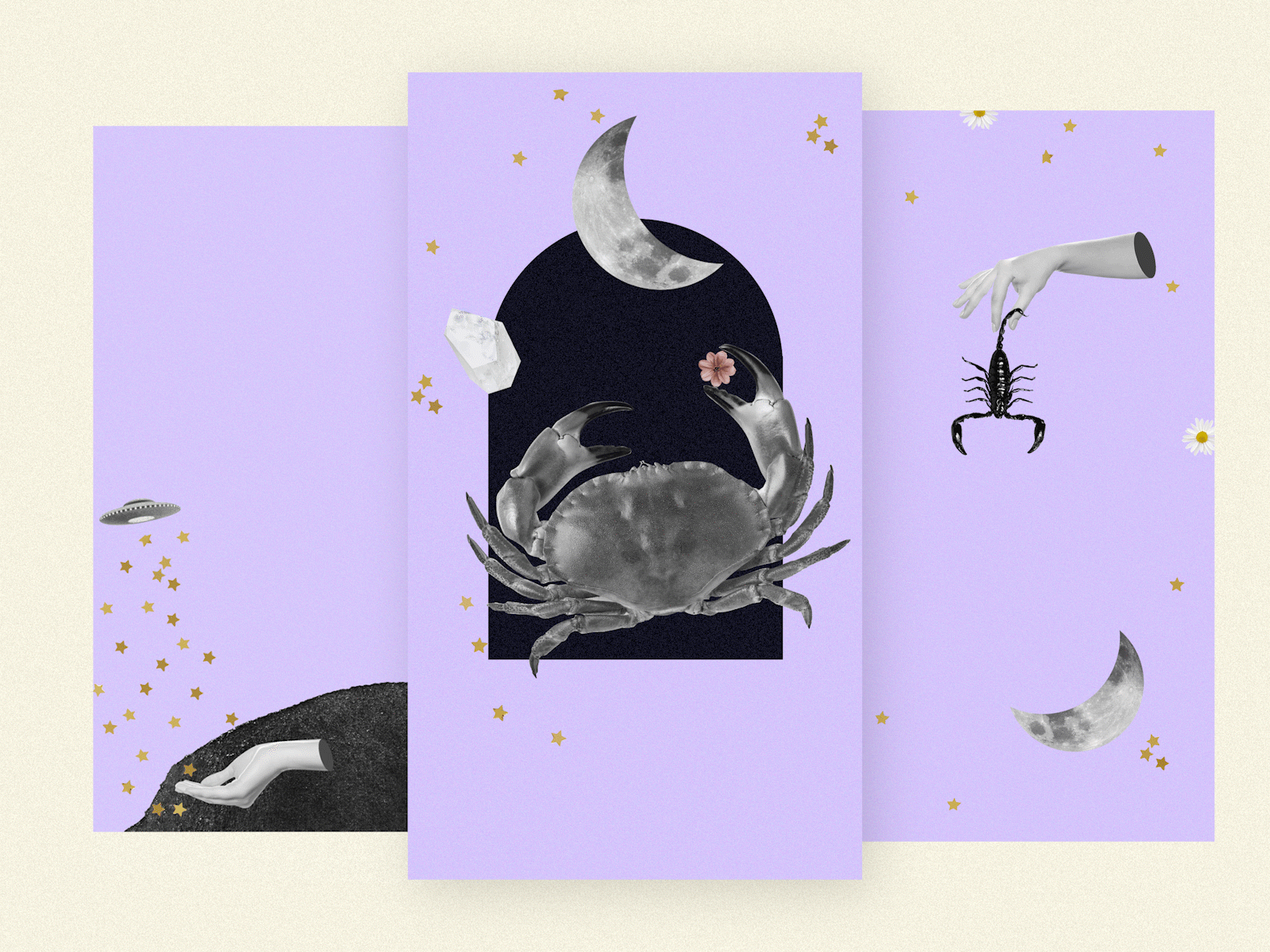 Horoscope collages