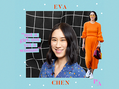 Eva the diva! branding collage social media visual