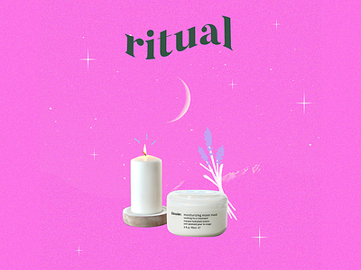 Ritual branding collage design social media
