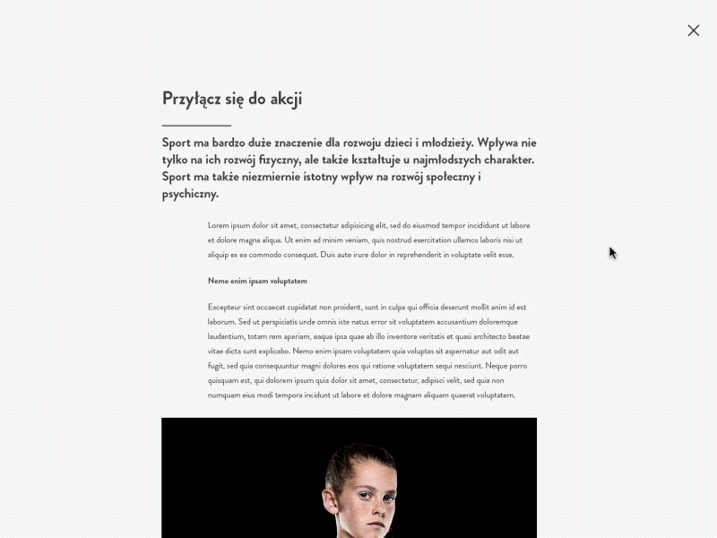 Popup article ae after effects animation article goteborg hover pno poland polska popup simple website