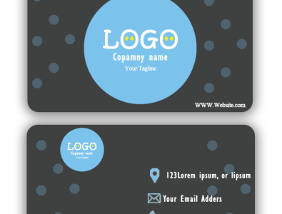 Visiting card design (Soft click) branding design logo