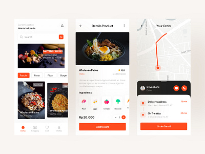Dhahar Delivery Mobile - Food Delivery app food food delivery mobile app ui