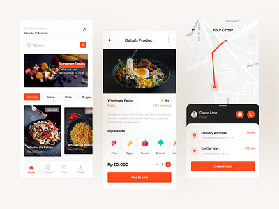 Dhahar Delivery Mobile - Food Delivery food food delivery mobile app ui uiux