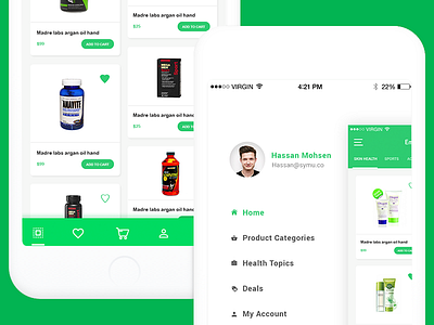 Emar Shop for medicines app application ios medicines mobile photoshop ui ux web