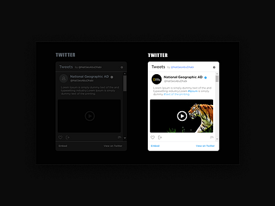 Design API Twitter black and gold dark national geographic photoshop ui ux design ux design web site