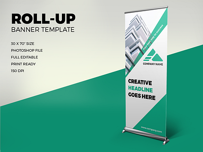 Business Roll up Banner business corporate print rollupbanner