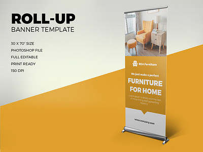 Furniture Roll Up Banner