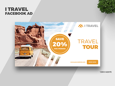 Travel Facebook Ad adventure facebook facebook ad guide holiday socialmedia travel