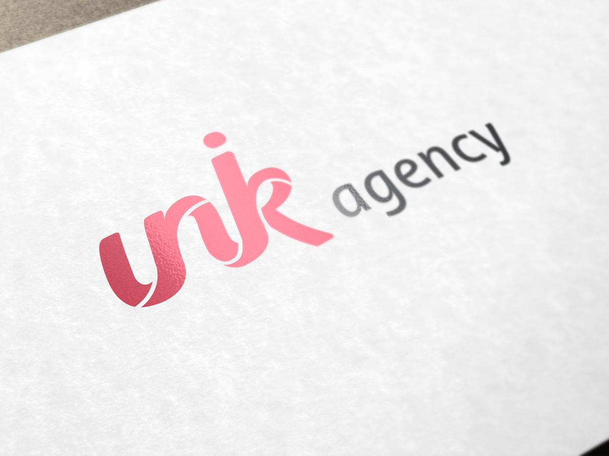 UNIK Agency Logo by Sarand Kadriu on Dribbble