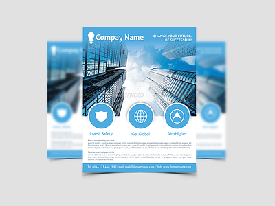 Business Flyer blue business flyer flyer design psd psd template