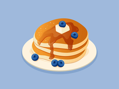 pancakes graphic design pancakes