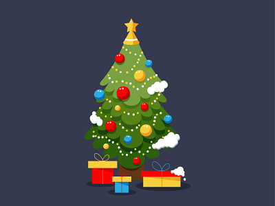 Christmas tree christmas tree graphic design