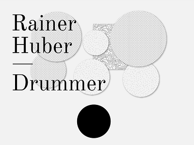 Rainer Huber — Drummer