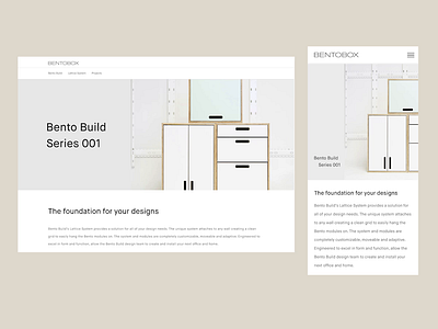 Bento Build Landing Page animation design illustration web website