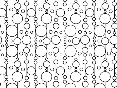 Bubbles Pattern black and white design bubbles design digital paper doodles graphic design hand drawn graphic seamless pattern