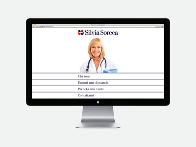 Silvia Soreca Cardiologist Web Homepage brand identity uiux visual communication