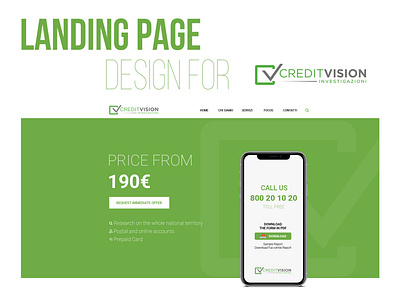 Landing Page Design