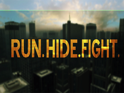 GFX for a Package of animations RUN HIDE FIGHT animation design package logo motion graphics