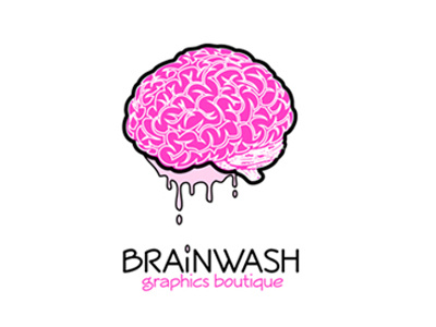 Brainwash Gfx graphic design illustration logo