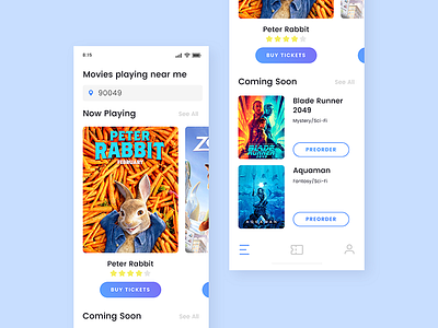 Movie App Exploration - Light Theme