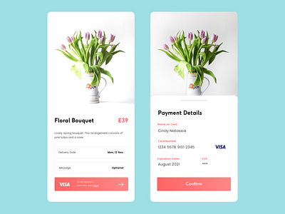 Daily UI challenge #002 — Credit Card Checkout