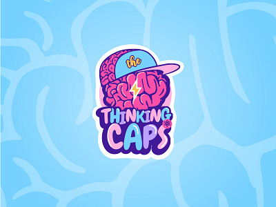 The Thinking Caps Logo Design