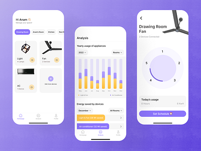 Smart Home - Mobile App Design 🔥