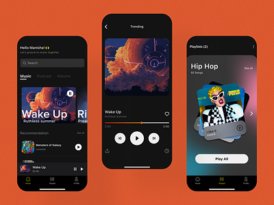 Music Player - Mobile App Design 🎵