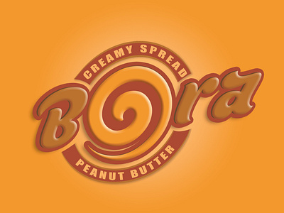 BORA PEANUT branding graphic design logo